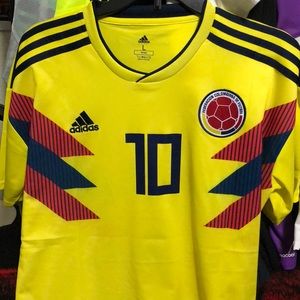 2018 Columbia World Cup Home Jersey - #10 JAMES